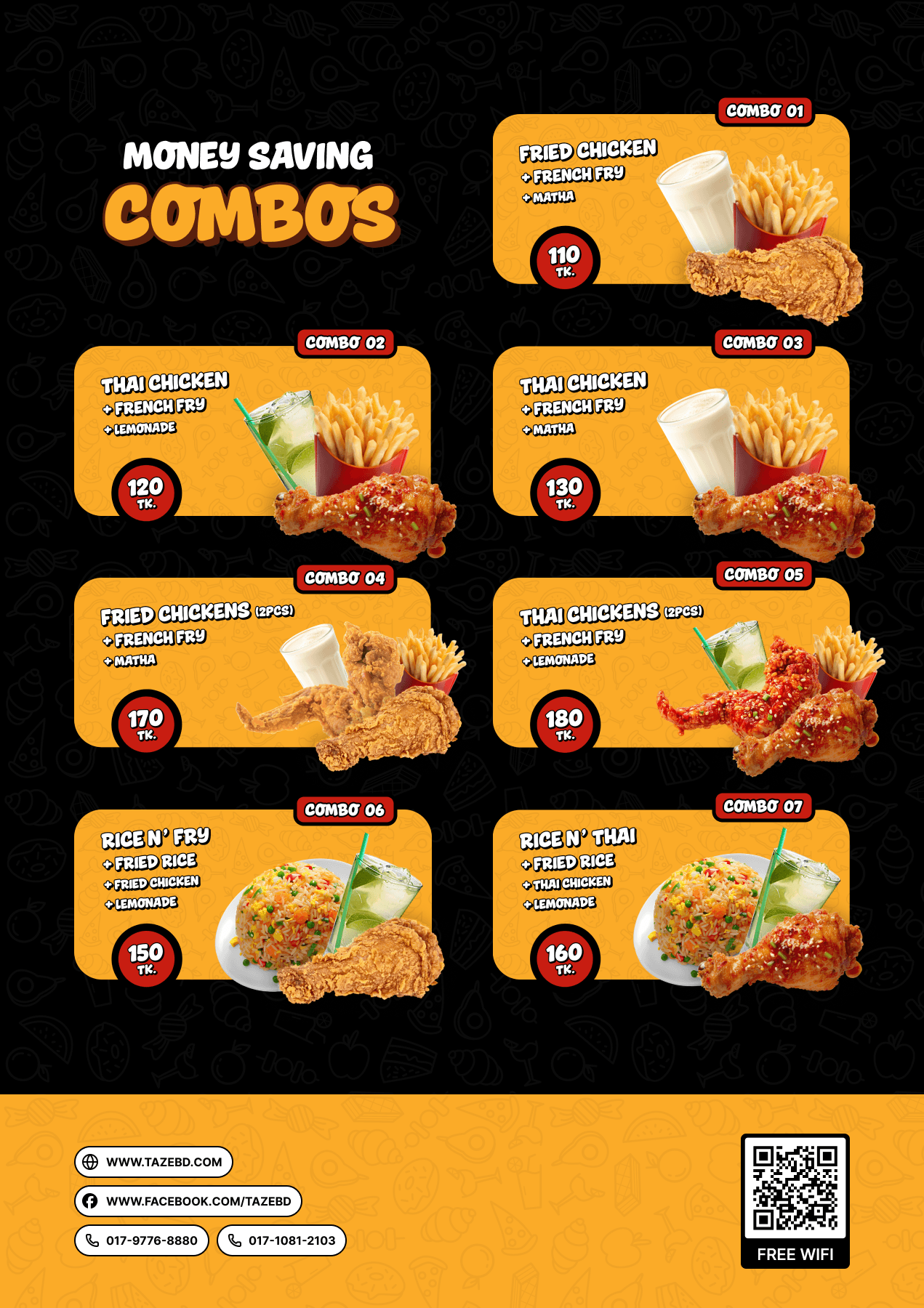 Menu back